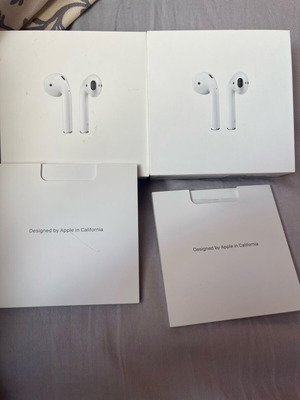 Apple AirPods boxes like new, pack of 2