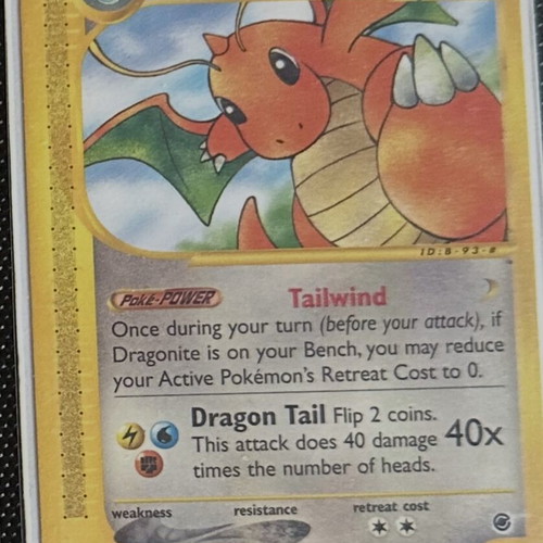 Pokemon Dragonite 43/165 Expedition Rare Vintage English Card like new