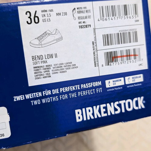 Birkenstock athletic shoes 36 light pink like new