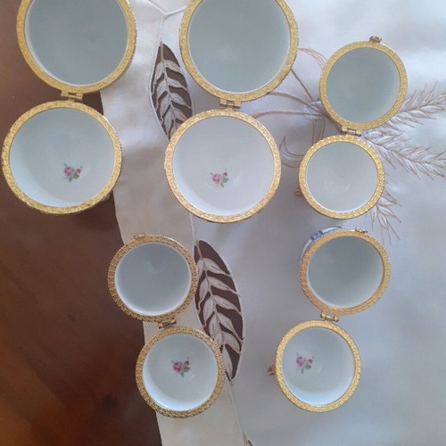 Decorative table eggs with storage space, handmade