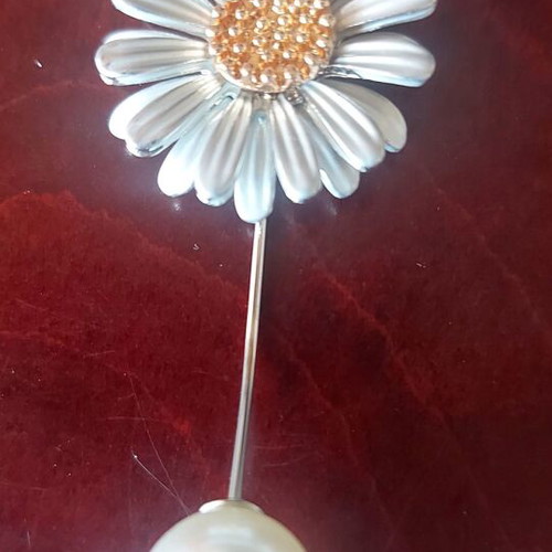 Pin new steel gold and silver colors