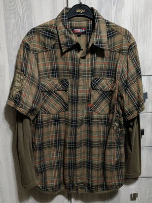 O'Neill long-sleeve shirt brown like new, size L
