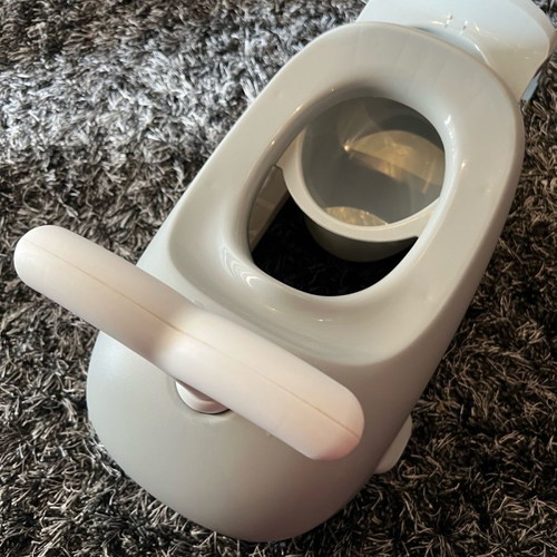 Whale steering potty grey like new with removable bowl