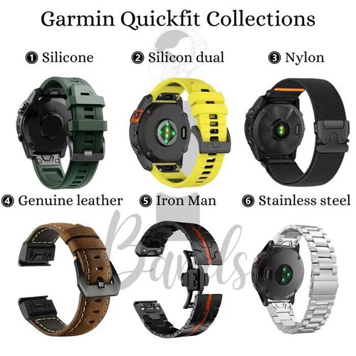 Garmin Quickfit 22 | 26 mm Stainless Steel Watch Band new