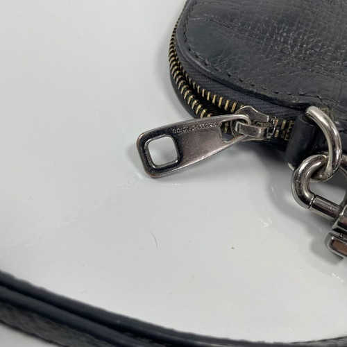 Dolce & Gabbana men leather clutch used, gray