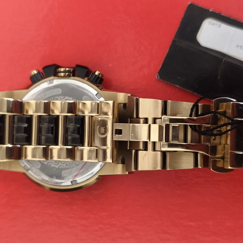 Cerruti 1881 men's chronograph watch new, black and gold