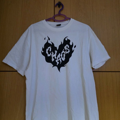 Bershka men's white t-shirt like new, size M