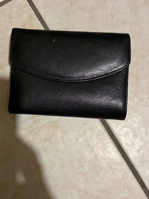 Leather wallet new black