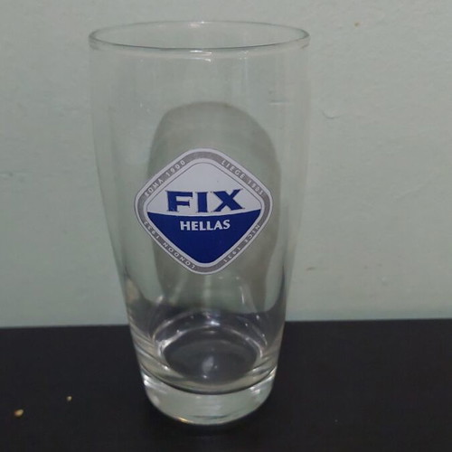 Fix pint beer glass 250ml like new collectible