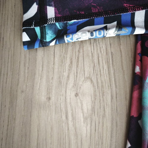 Reebok sports leggings, multicolor, size XS