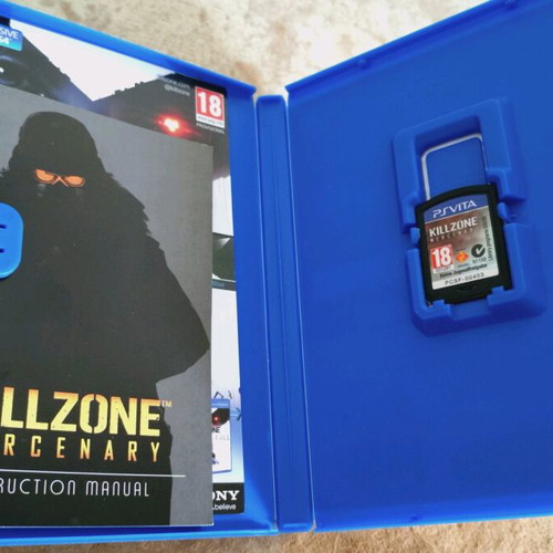 Killzone Mercenary PlayStation Vita used with custom manual