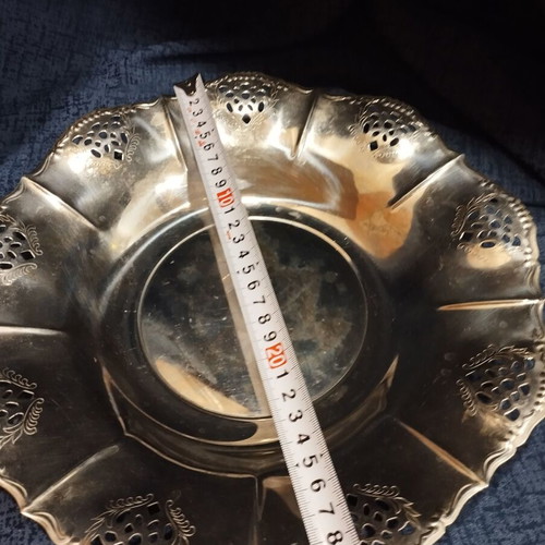 Stainless steel platter used