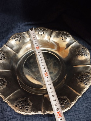 Stainless steel platter used