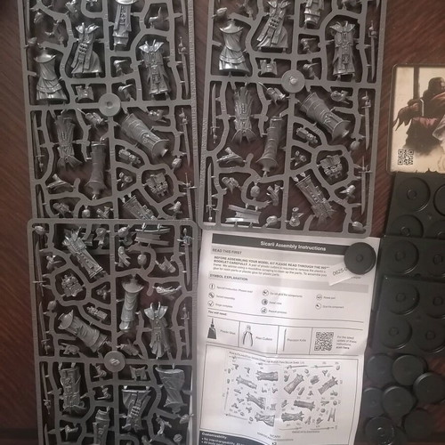 Miniatures Conquest 100 Kingdoms Sicari set like new