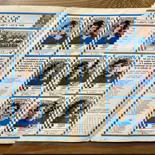 Άλμπουμ ESPANA 82 μεταχειρισμένο, 100% συμπληρωμένο