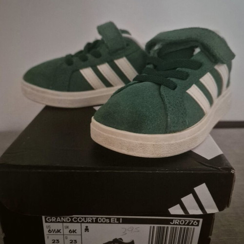 Adidas children's sneakers size 23, green