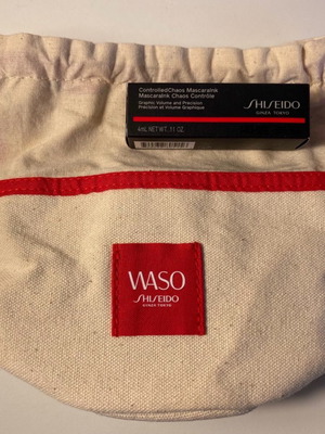 Shiseido makeup bag and Shiseido mascara 4ml new