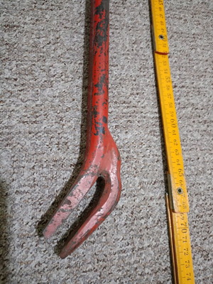 Kapriol Skyla crowbar used 72 cm carbon steel
