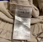 Linen skirt beige with belt like new, size M 38 10