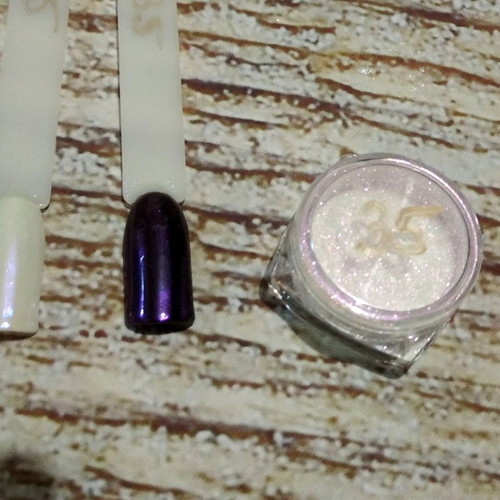 Σκόνη HNM No - 35 Lilac 1gr Mermaid Rowder Nail καινούργιο για μανικιούρ
