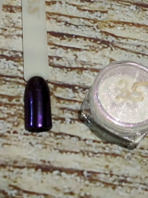 Σκόνη HNM No - 35 Lilac 1gr Mermaid Rowder Nail καινούργιο για μανικιούρ