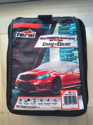 Feral Easy Cover Half Car Cover with Carry Bag 317x157x50cm Waterproof XLarge