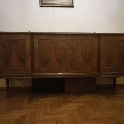 Marquetry buffet from the 1950s used, good condition