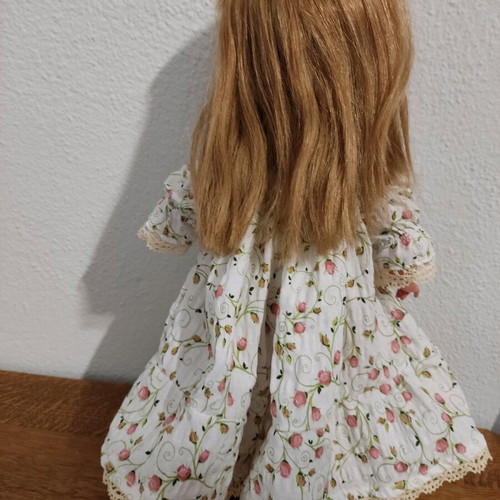 Vintage Schildkrot doll with turtle mark, working mechanism, used