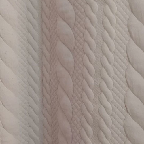 Sweatshirt dress used, size M, white with braid pattern