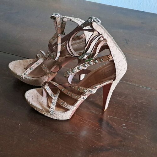 Brazilian sandals used, size 37, beige