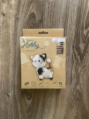 Pepco Hobby Crochet Kit with Cat like new