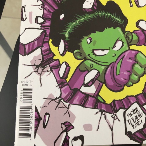 She-Hulk 1 Scottie Young Variant Cover new Marvel Comics 2022