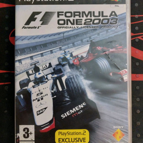 Formula One 2003 PlayStation2 used, cd in good condition
