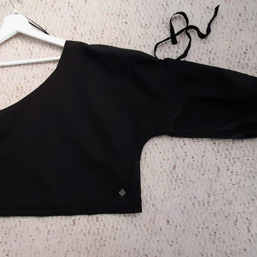 A.L.E. asymmetrical black blouse size M like new