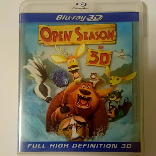 Open Season 3D Blu-Ray used, dubbed in Greek