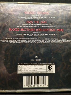 Iron Maiden Wildest Dreams CD Single Limited Edition σαν καινούργιο, Metal