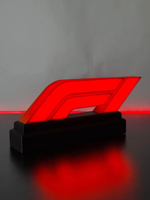 LED Φωτιστικό F1 Logo διακοσμητικό, κατόπιν παραγγελίας