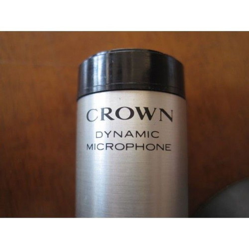 Vintage Crown Dynamic Mini Microphone used from Japan