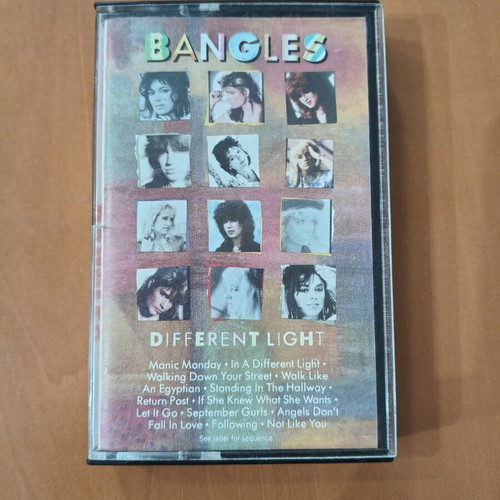 Bangles Different Light music cassette used, pop, 1986