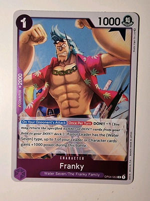 Franky One Piece Card Game OP04-063 Rare