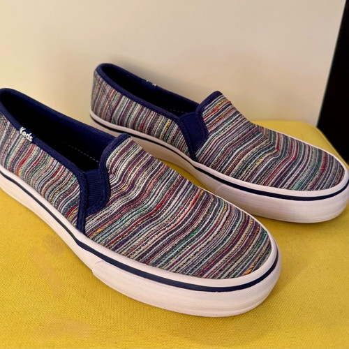 Παπούτσια Keds Double Decker Stripe Slip-On νούμερο 35 σαν καινούργια, μπλε πολύχρωμα