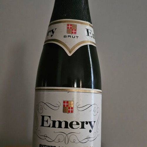 Emery A.E. sparkling wine new, 1960s vintage, sealed