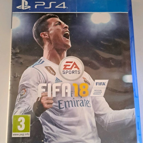 Fifa 18 PS4 used with minor scratches on the disc