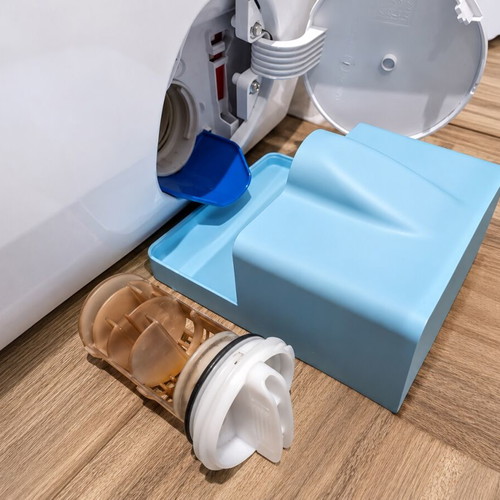 Water Drainage Container for Washing Machine Filter 3D Printed PETG
