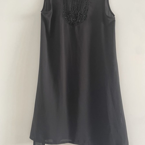 Zara top like new, black with slits