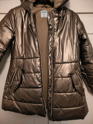 Mayoral jacket gold like new for girls age 10 size 140 cm
