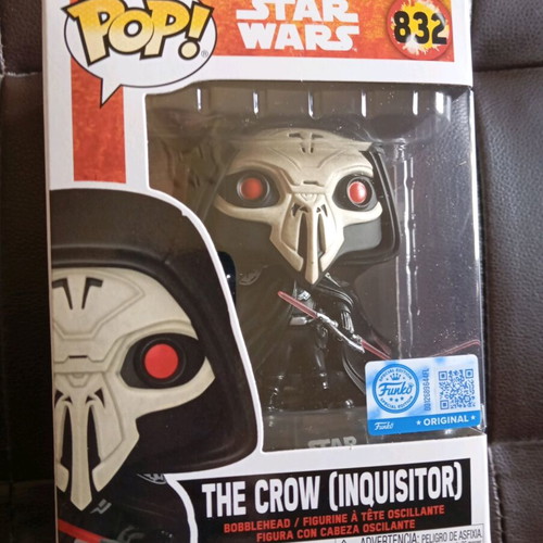 Funko Pop Star Wars The Crow 832 Inquisitor Special Edition new