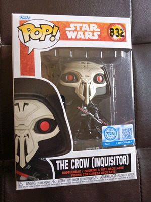 Funko Pop Star Wars The Crow 832 Inquisitor Special Edition καινούργιο