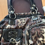 Leopard print handbag