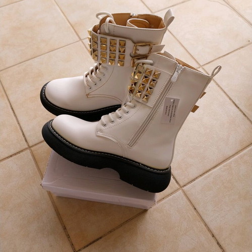 Women's boots new Made In Italia, size 38, white